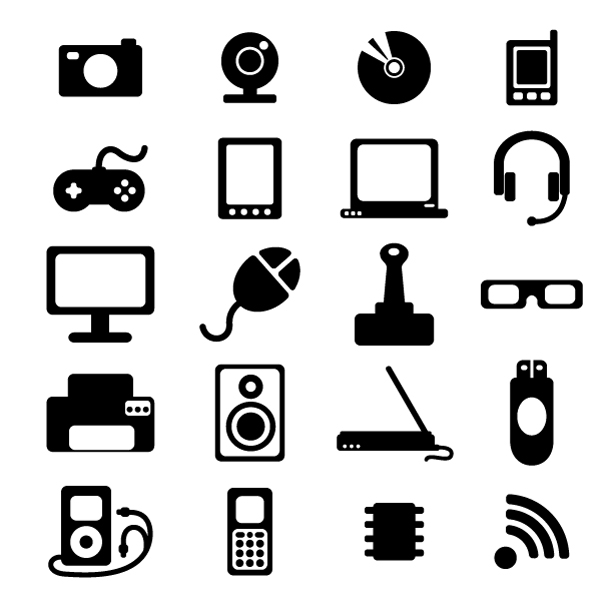 simple flat icons